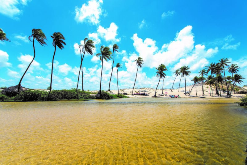 Barra de Punaú, banho de mar, de rio e lindo cenário com dunas e coqueiros  - Natal Para Você - Blog com Dicas e informações sobre Natal e o RN
