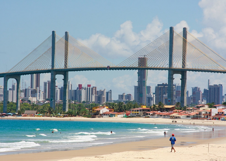 Praia da Redinha, local da famosa ginga com tapioca